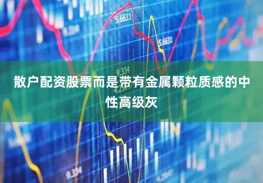 散户配资股票而是带有金属颗粒质感的中性高级灰